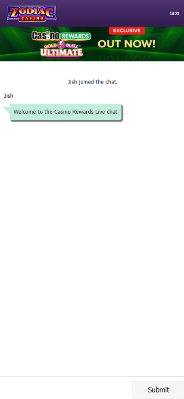 Zodiac Casino Retrieve password