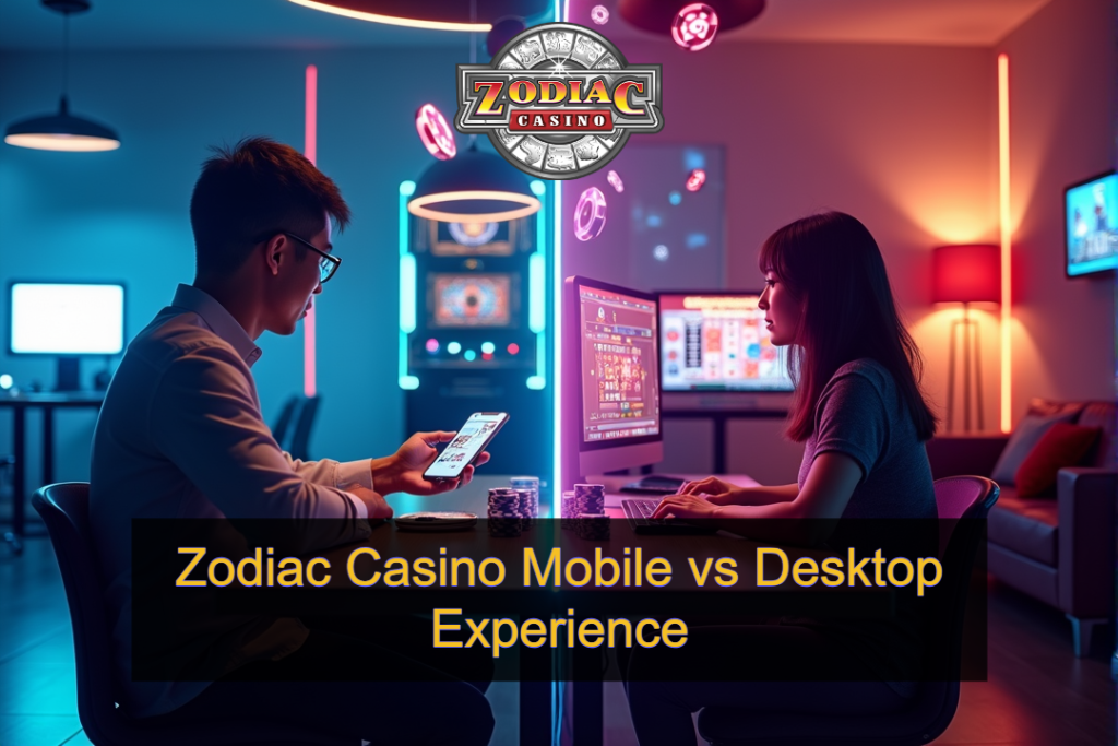 Zodiac Casino Mobile vs Desktop Experience